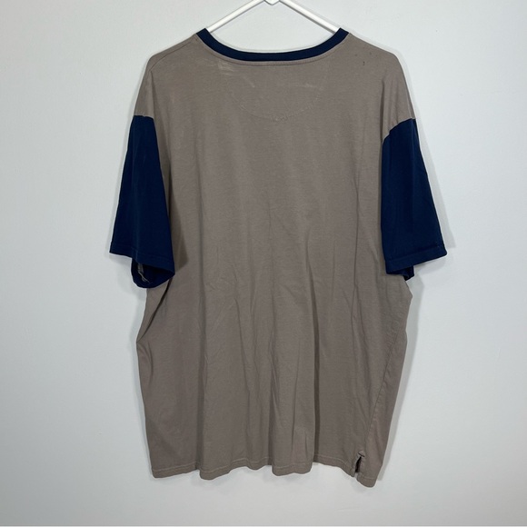 Disney Parks Shirt Adult Extra Large Gray Blue Pocket Graphics Crew Neck Mens - Picture 2 of 10